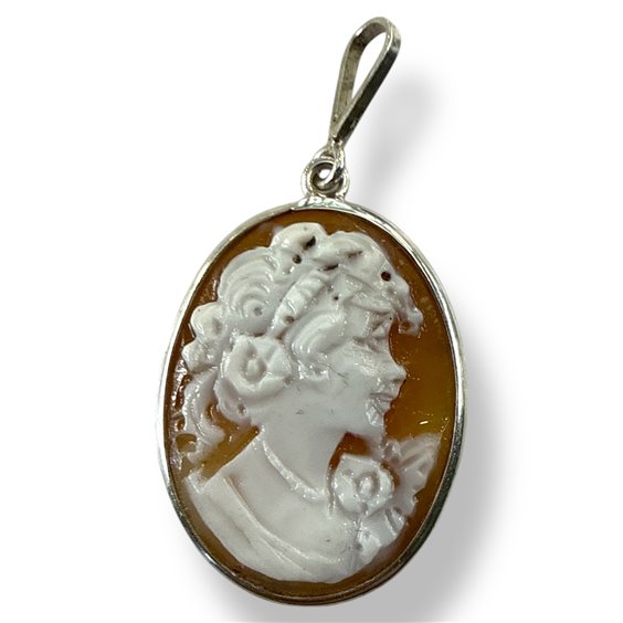 Anhänger Mandile 1922 Dame Cammei  in Silber Conchiglia 2MCICM156 - 2MCICM156